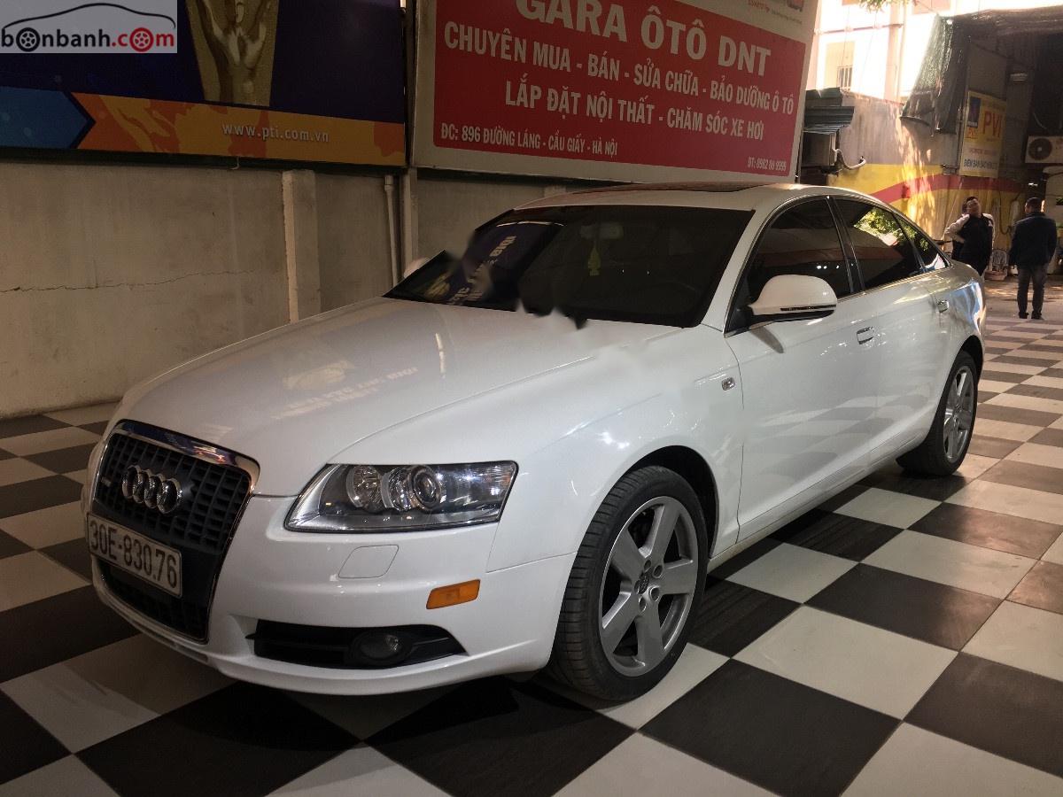 Audi A6 A6 3.2 FSI 2008 - Bán Audi A6 3.2 Sline năm 2008, màu trắng, nhập khẩu nguyên chiếc