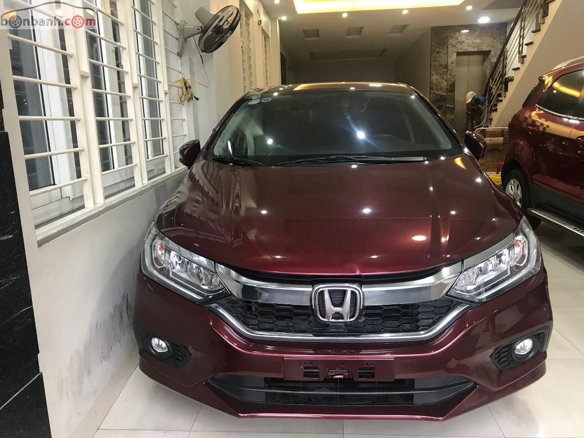 Honda City 2018 - Bán Honda City CVT 1.5AT năm 2018, màu đỏ, 540tr