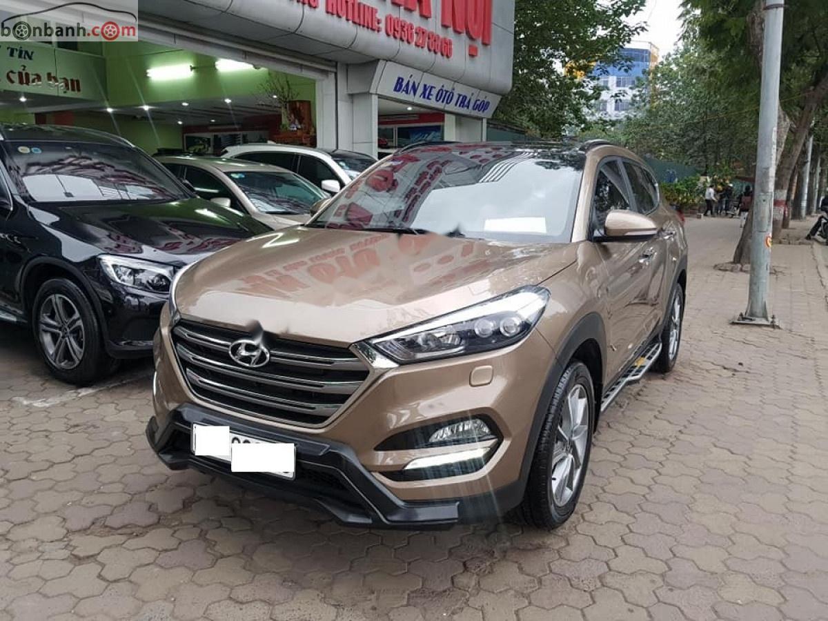 Hyundai Tucson   2019 - Bán xe Hyundai Tucson 2.0 ATH năm 2019, màu nâu, số tự động 