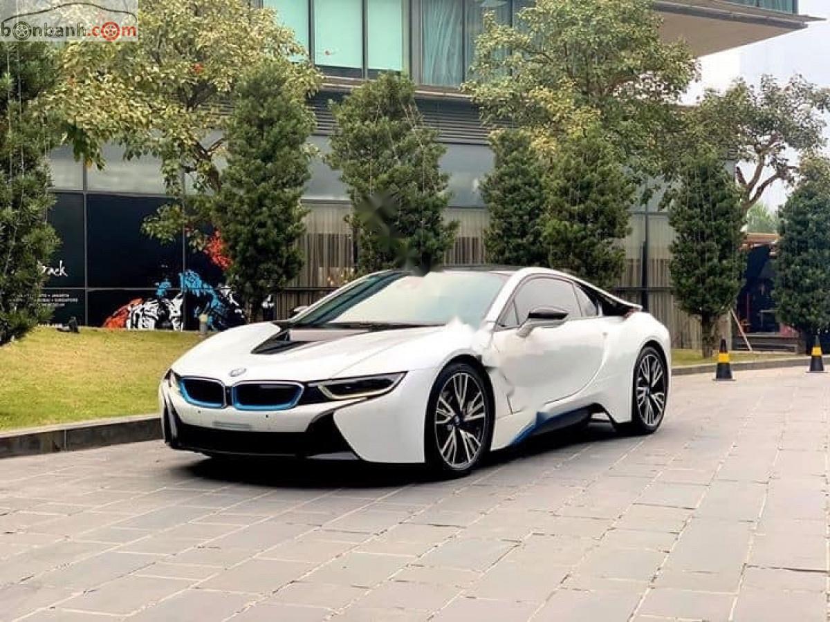 BMW i8   2015 - Bán BMW i8 1.5L Hybrid sản xuất 2015, màu trắng, nhập khẩu