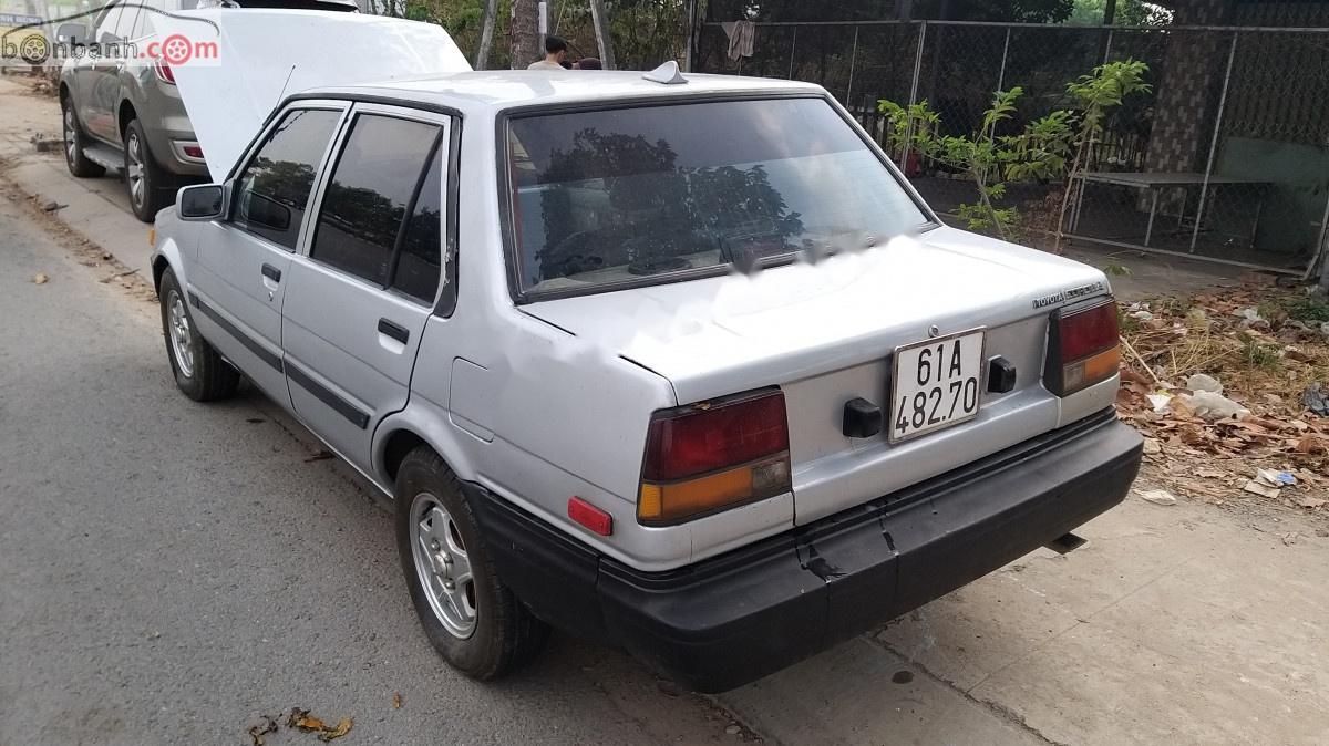 Toyota Corolla   1990 - Bán Toyota Corolla 1.6 MT sản xuất 1990, màu bạc, nhập khẩu 