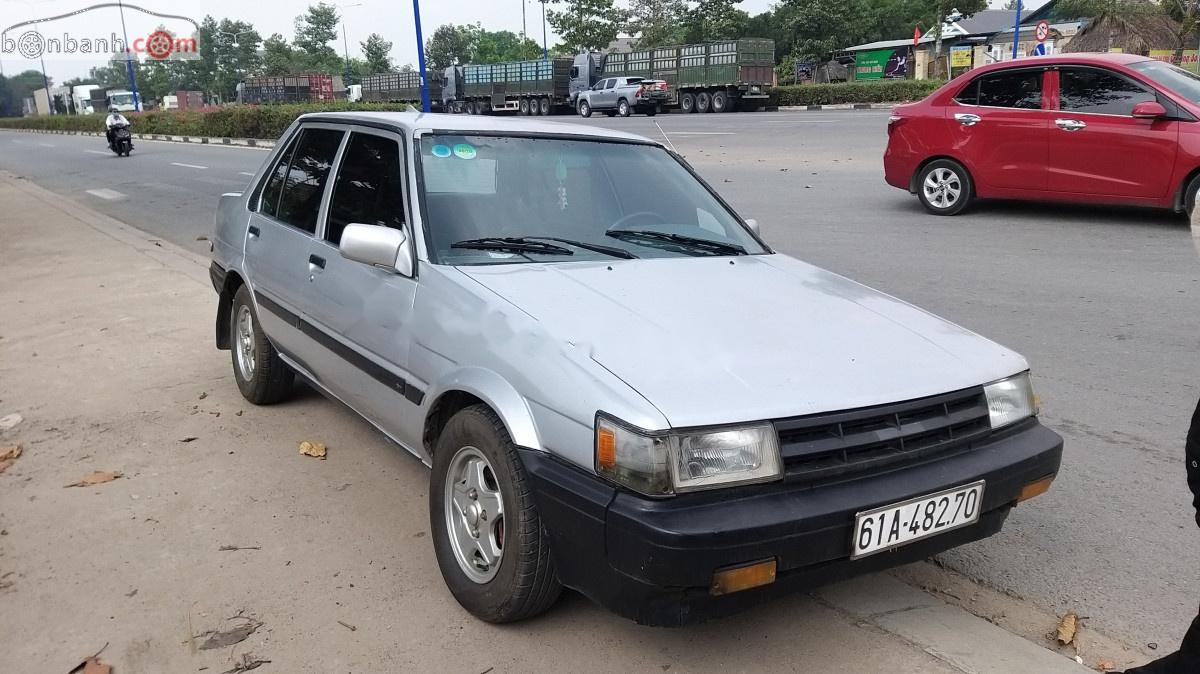 Toyota Corolla   1990 - Bán Toyota Corolla 1.6 MT sản xuất 1990, màu bạc, nhập khẩu 