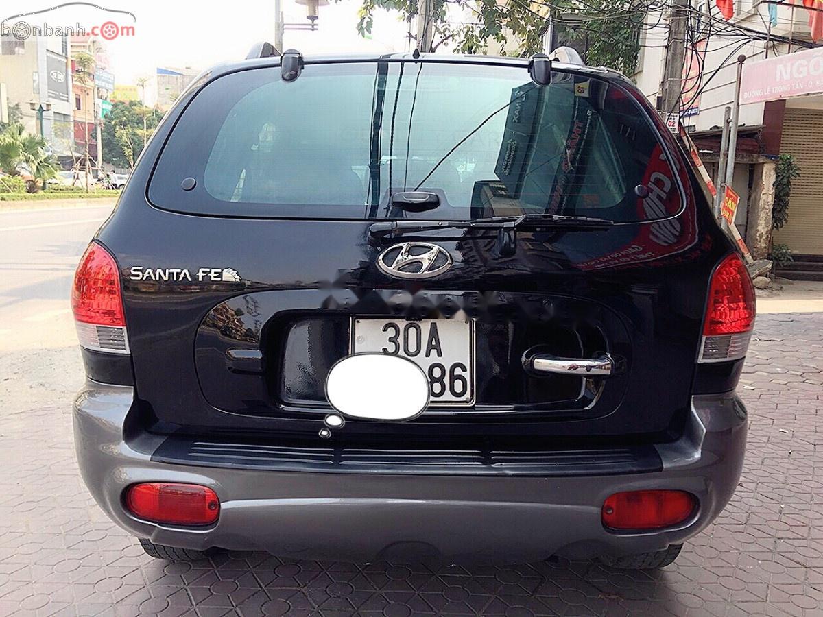 Hyundai Santa Fe 2004 - Bán Hyundai Santa Fe năm sản xuất 2004, màu đen, nhập khẩu, số tự động 