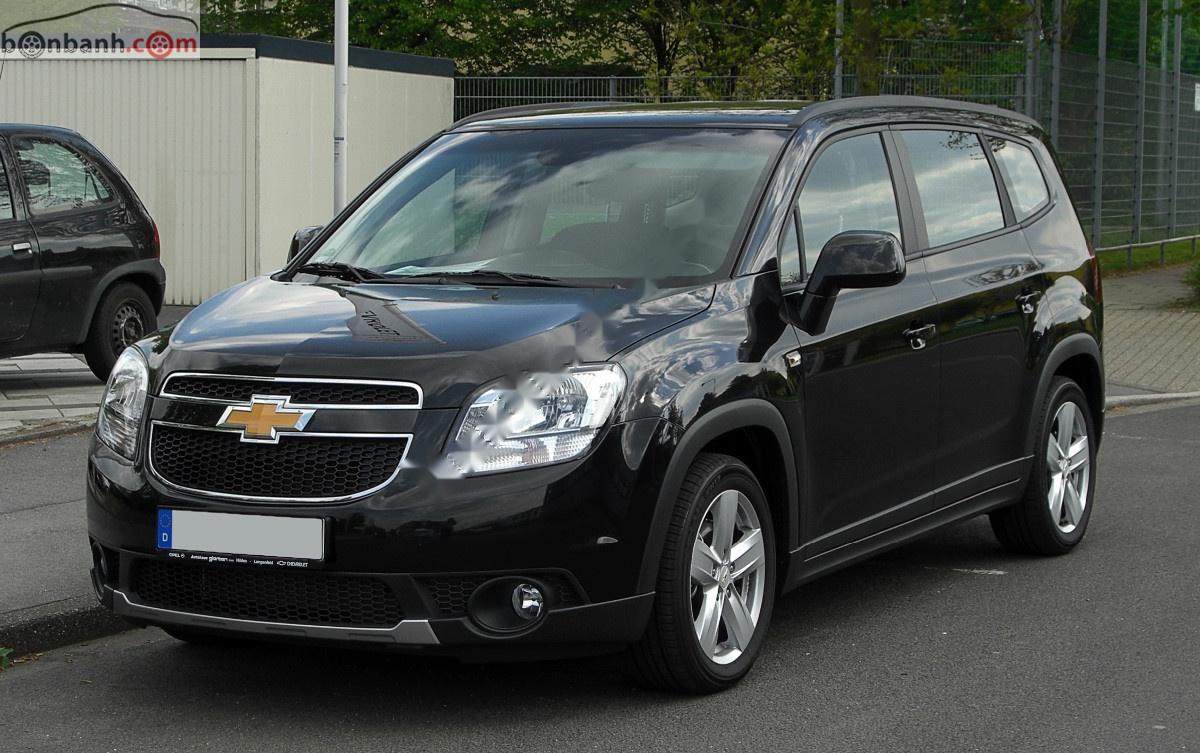 Chevrolet Orlando   2014 - Bán Chevrolet Orlando LTZ 1.8 AT năm 2014, màu đen như mới, 410 triệu