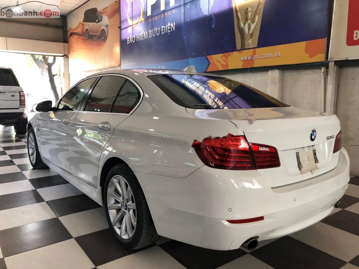 BMW 5 Series 535i 2014 - Cần bán lại xe BMW 5 Series 535i đời 2014, màu trắng, nhập khẩu nguyên chiếc