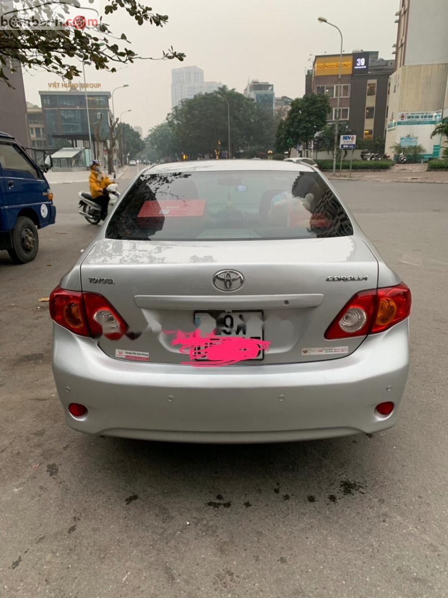 Toyota Corolla 2009 - Cần bán xe Toyota Corolla đời 2009, màu bạc, nhập khẩu chính chủ, giá tốt