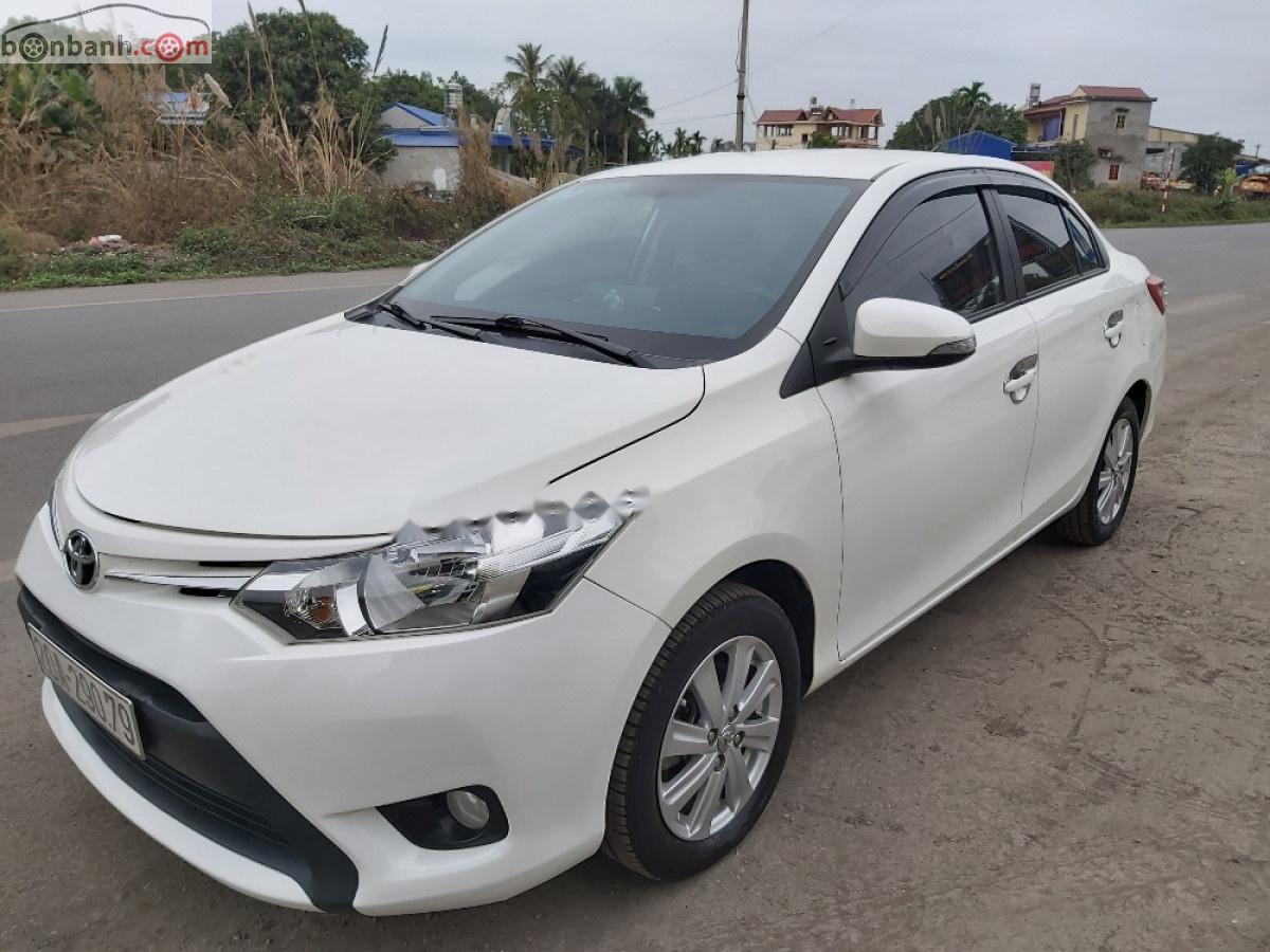 Toyota Vios   2016 - Bán Toyota Vios 1.5E năm sản xuất 2016, màu trắng, số sàn 