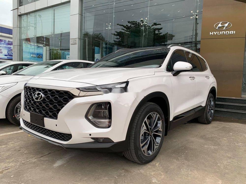 Hyundai Santa Fe 2019 - Cần bán Hyundai Santa Fe đời 2019, màu trắng