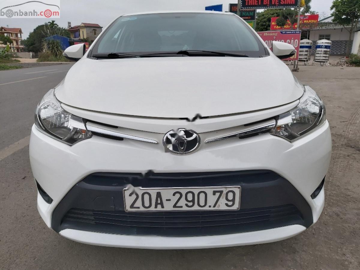 Toyota Vios   2016 - Bán Toyota Vios 1.5E năm sản xuất 2016, màu trắng, số sàn 