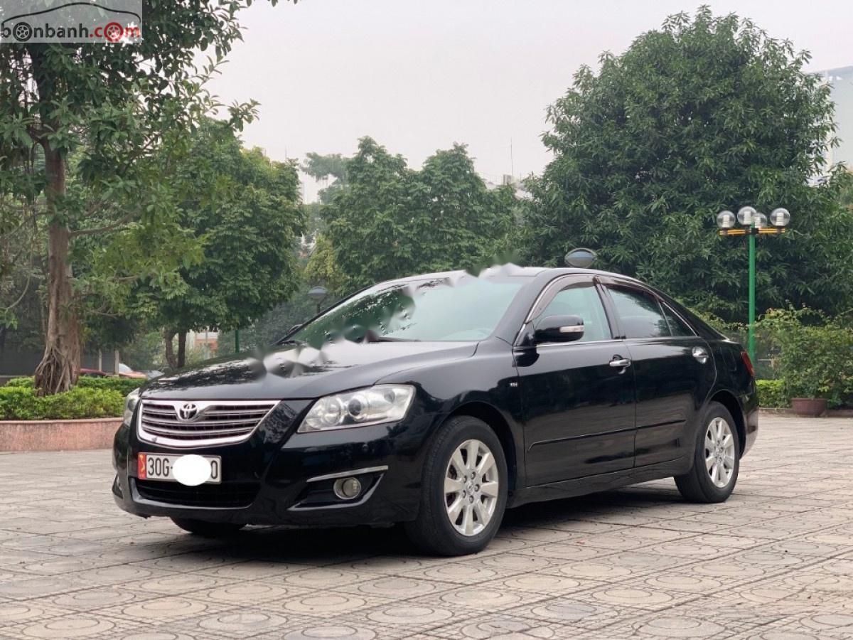 Toyota Camry 2.4G 2007 - Cần bán Toyota Camry 2.4 G năm 2007, màu đen, nhập khẩu