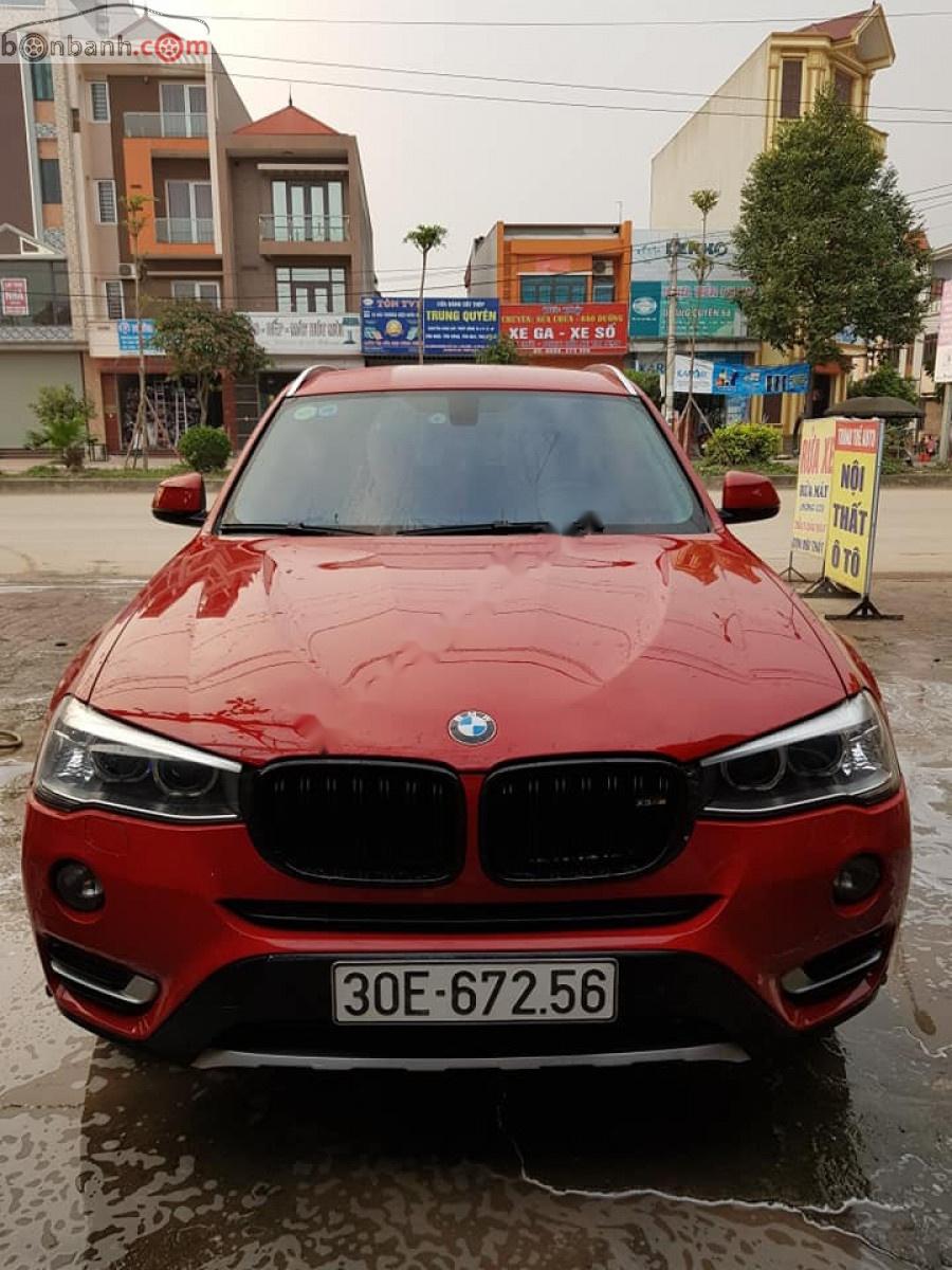 BMW X3 xDrive28i 2016 - Cần bán gấp BMW X3 xDrive28i đời 2016, màu đỏ, nhập khẩu nguyên chiếc chính chủ