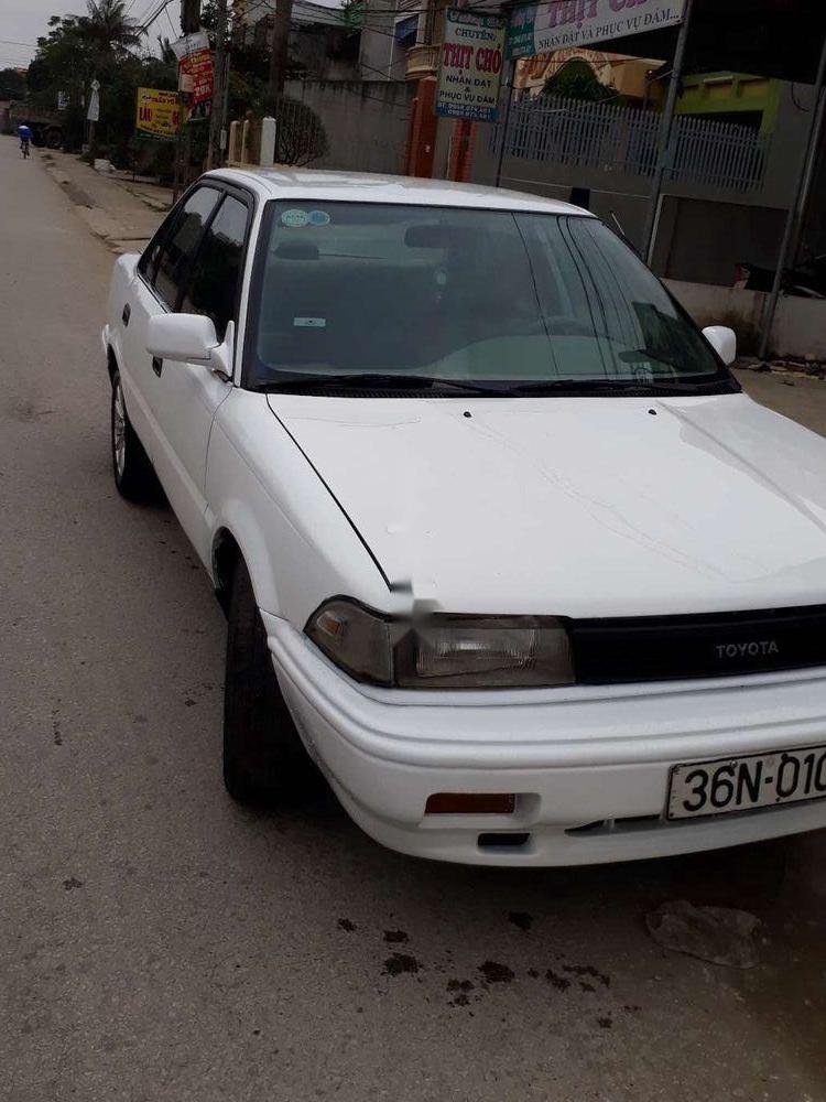 Toyota Corolla 1991 - Cần bán lại xe Toyota Corolla sản xuất 1991, màu trắng, nhập khẩu nguyên chiếc