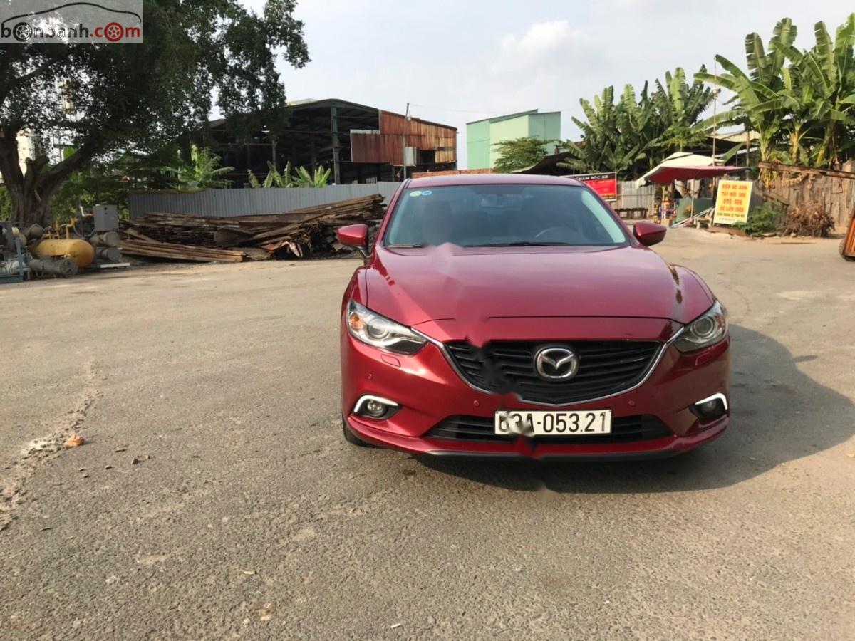 Mazda 6 2016 - Cần bán gấp Mazda 6 2.5 AT đời 2016, màu đỏ, giá tốt