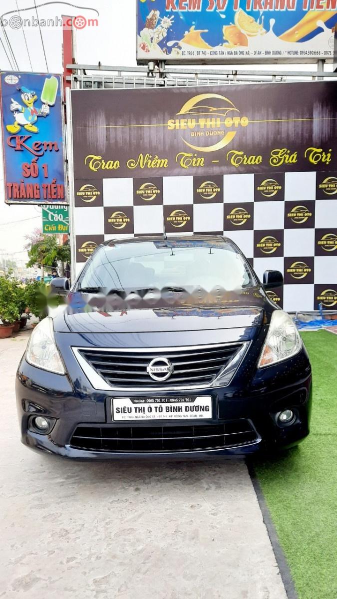 Nissan Sunny 2013 - Bán ô tô Nissan Sunny đời 2013, màu xanh lam