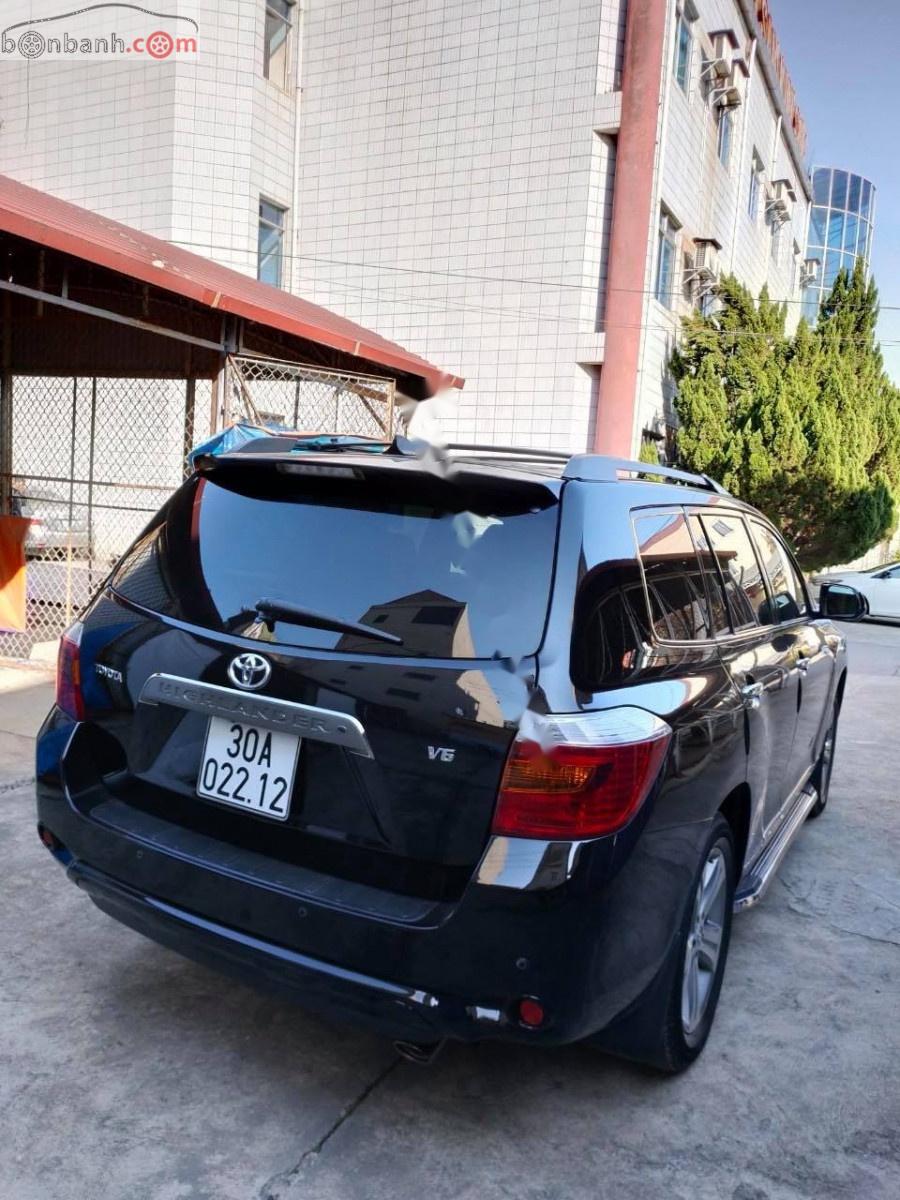 Toyota Highlander 2008 - Bán Toyota Highlander sản xuất 2008, màu đen, nhập khẩu nguyên chiếc