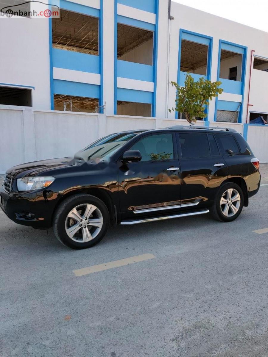 Toyota Highlander 2008 - Bán Toyota Highlander sản xuất 2008, màu đen, nhập khẩu nguyên chiếc