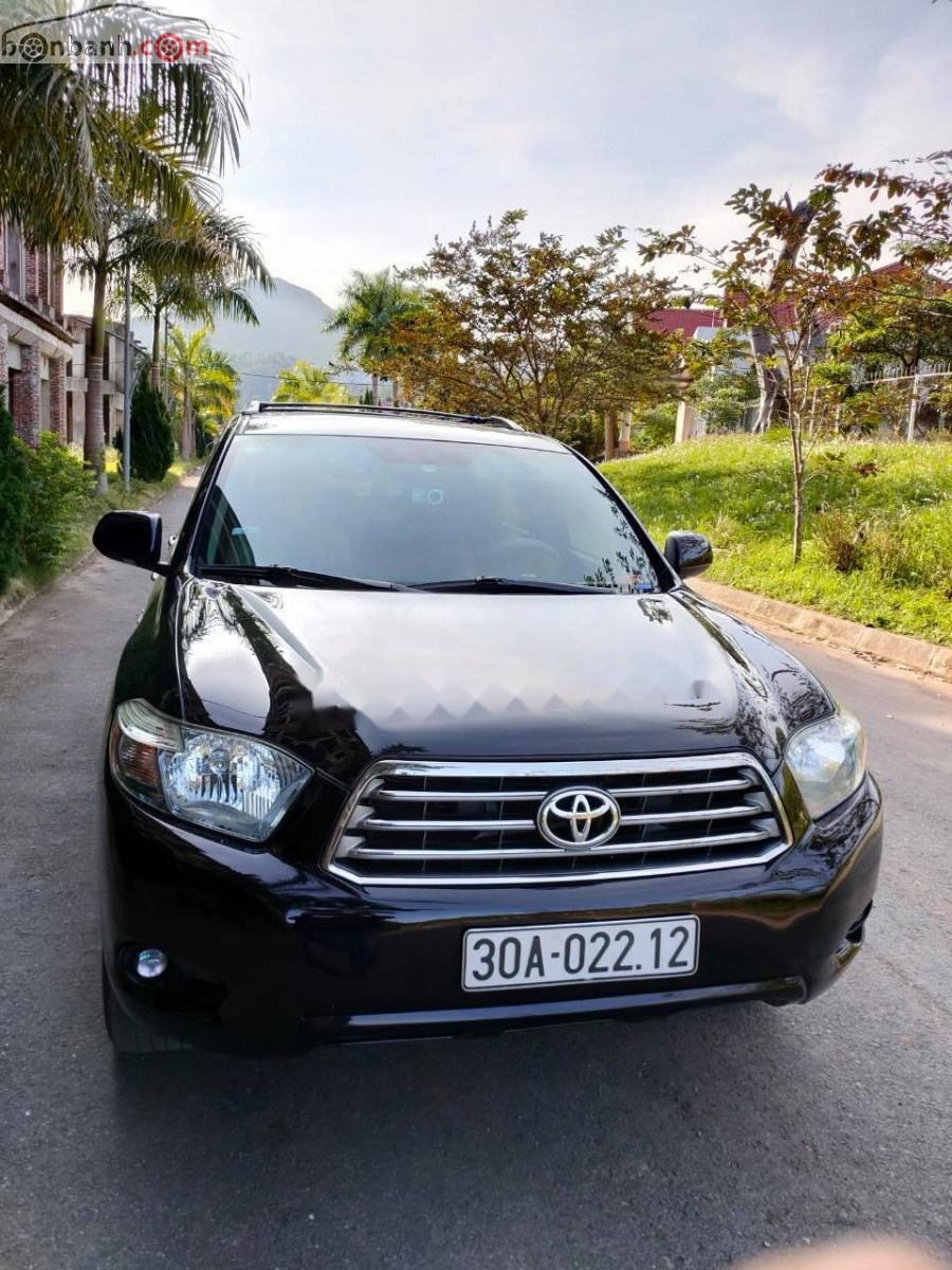 Toyota Highlander 2008 - Bán Toyota Highlander sản xuất 2008, màu đen, nhập khẩu nguyên chiếc