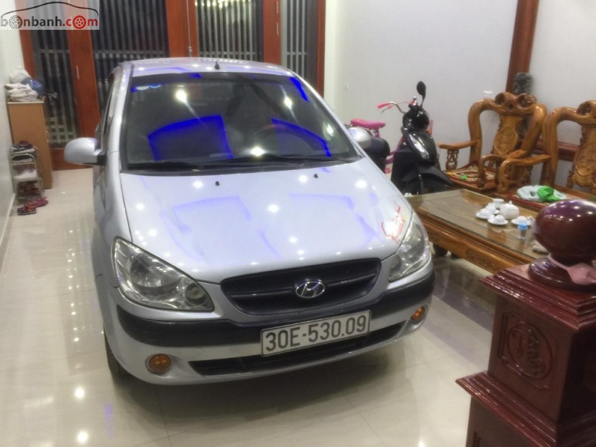 Hyundai Getz 2010 - Cần bán xe Hyundai Getz sản xuất năm 2010, màu bạc, xe nhập