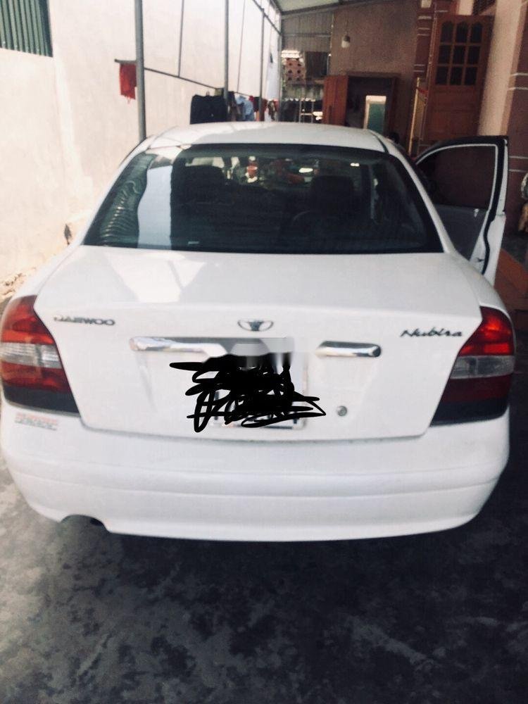 Daewoo Nubira   2003 - Bán xe Daewoo Nubira đời 2003, màu trắng, giá tốt