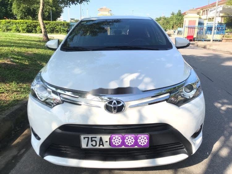 Toyota Vios 2016 - Cần bán gấp Toyota Vios đời 2016, màu trắng như mới giá cạnh tranh