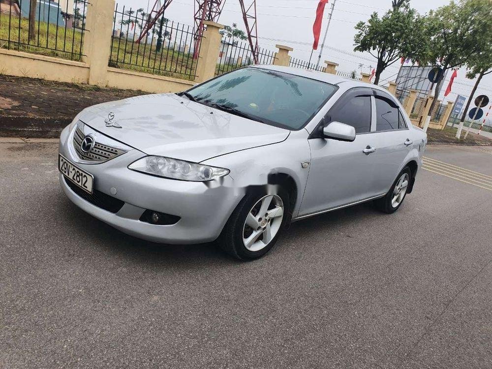 Mazda 6 2004 - Cần bán Mazda 6 đời 2004, màu bạc, nhập khẩu, giá 195tr