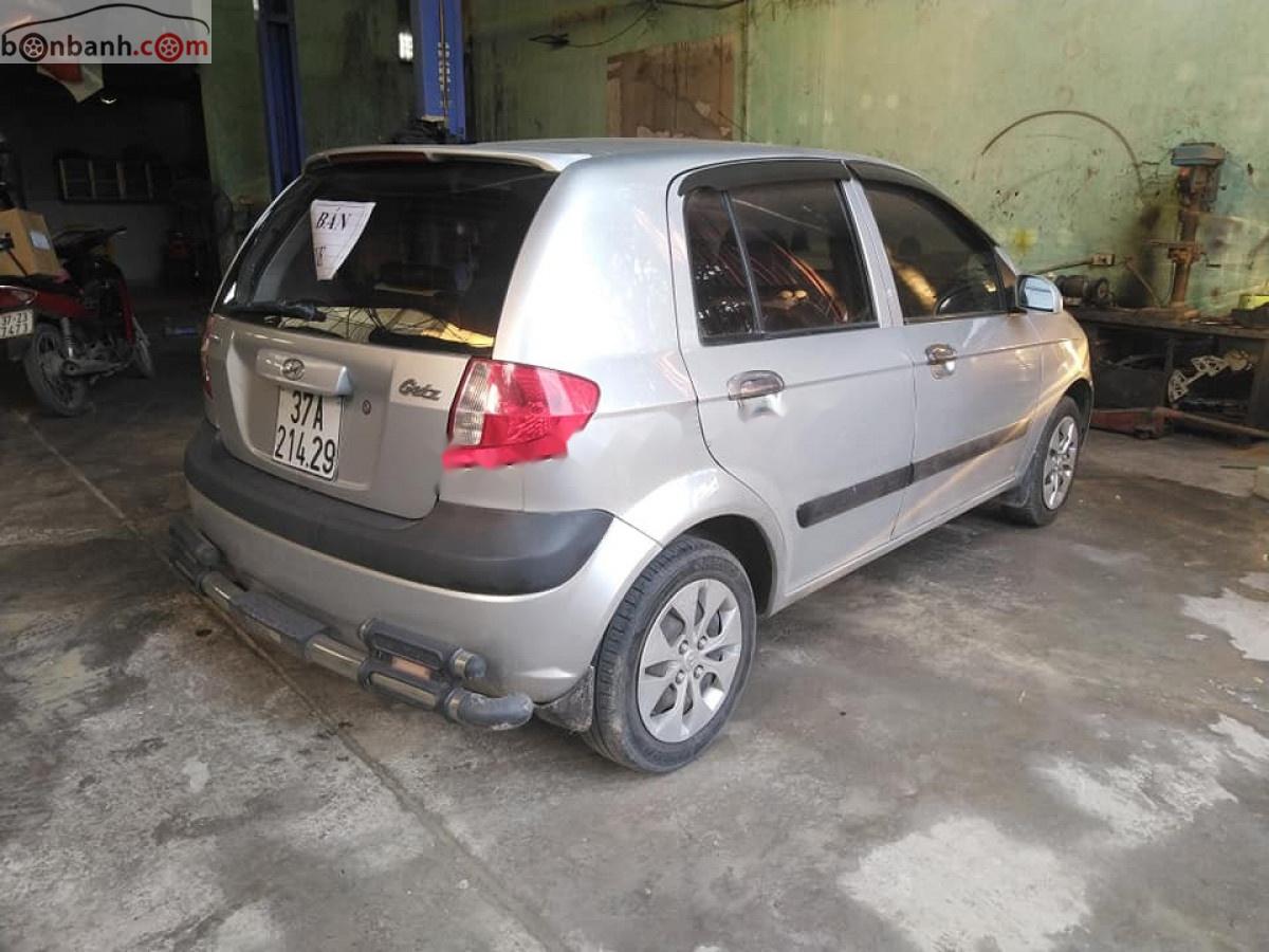 Hyundai Getz 1.1 MT 2009 - Bán Hyundai Getz 1.1 MT đời 2009, màu bạc, nhập khẩu, 156 triệu