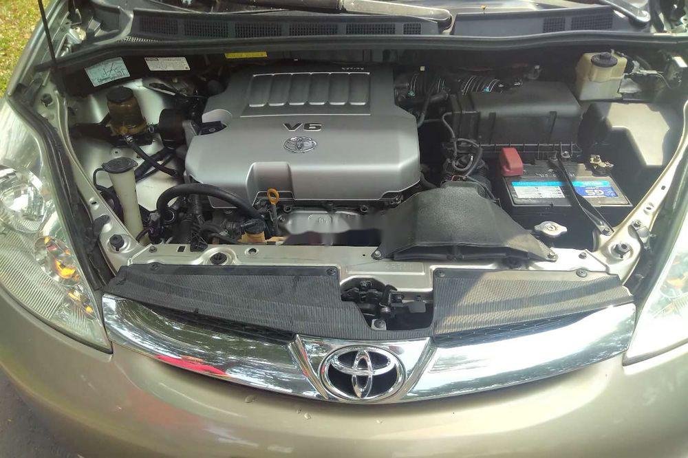 Toyota Sienna 2008 - Xe Toyota Sienna LE 3.5 AT sản xuất năm 2008, màu vàng, xe nhập xe gia đình