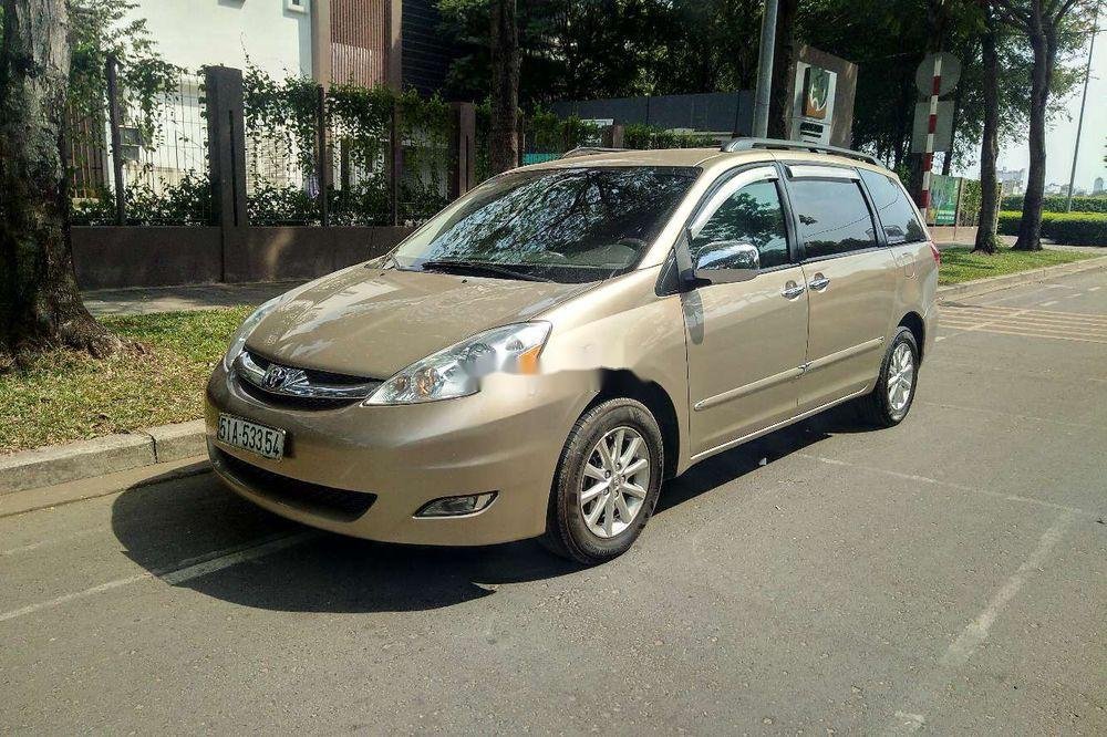 Toyota Sienna 2008 - Xe Toyota Sienna LE 3.5 AT sản xuất năm 2008, màu vàng, xe nhập xe gia đình