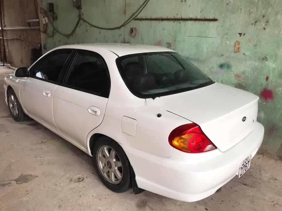 Kia Spectra   2005 - Bán Kia Spectra sản xuất 2005, màu trắng, giá chỉ 110 triệu