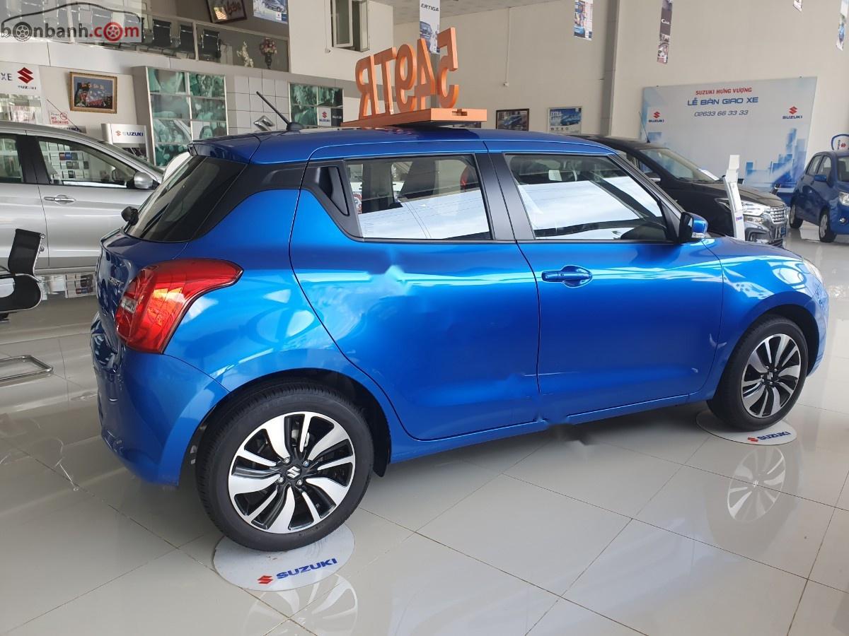 Suzuki Swift GLX 1.2 AT 2019 - Cần bán Suzuki Swift GLX 1.2 AT đời 2019, màu xanh lam, nhập khẩu nguyên chiếc, giá 549tr