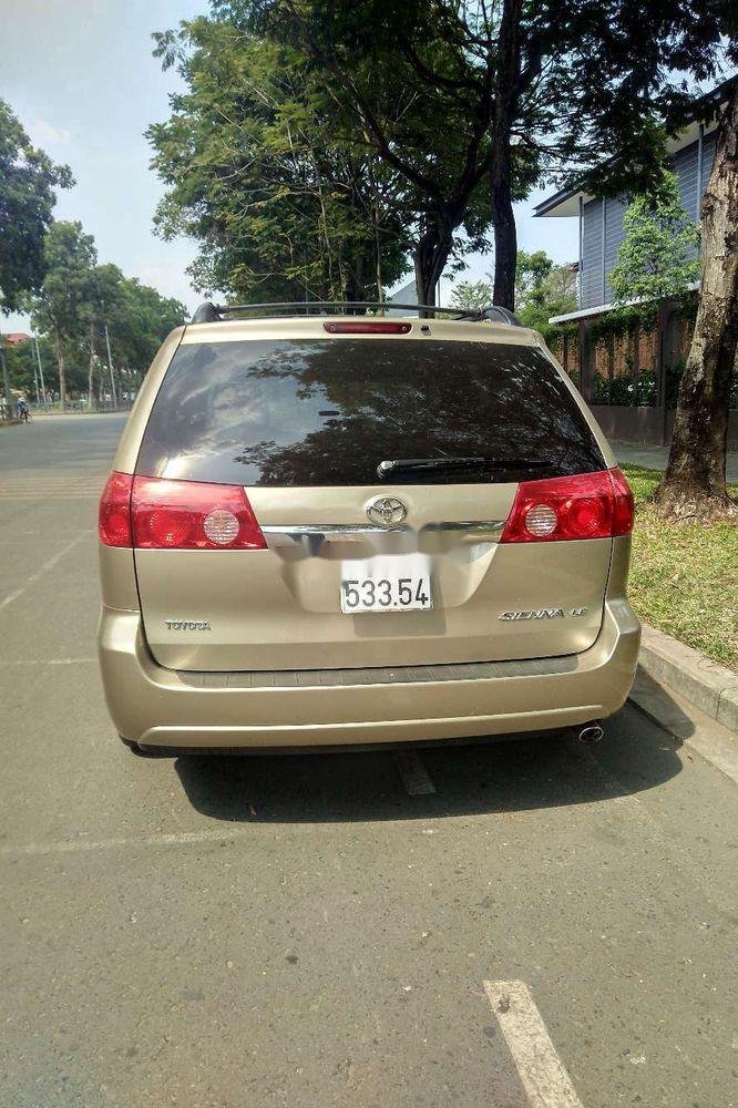 Toyota Sienna 2008 - Xe Toyota Sienna LE 3.5 AT sản xuất năm 2008, màu vàng, xe nhập xe gia đình