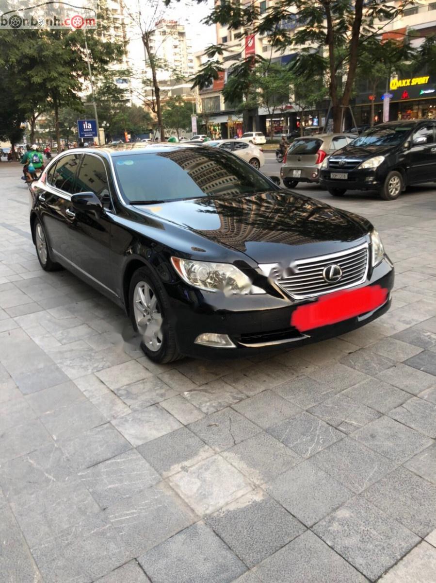 Lexus LS 460L 2008 - Cần bán gấp Lexus LS 460L đời 2008, màu đen, nhập khẩu chính chủ