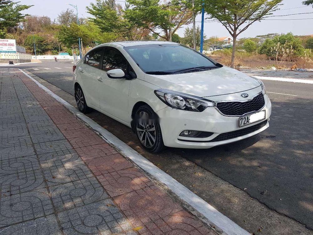 Kia K3 2013 - Bán Kia K3 1.6 AT sản xuất năm 2013, màu trắng, 449tr