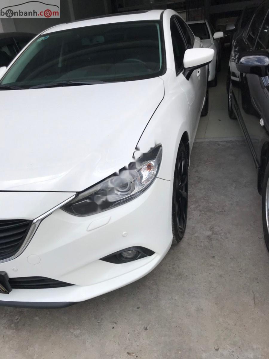 Mazda 6 2.5 AT 2014 - Bán ô tô Mazda 6 2.5 AT năm 2014, màu trắng số tự động