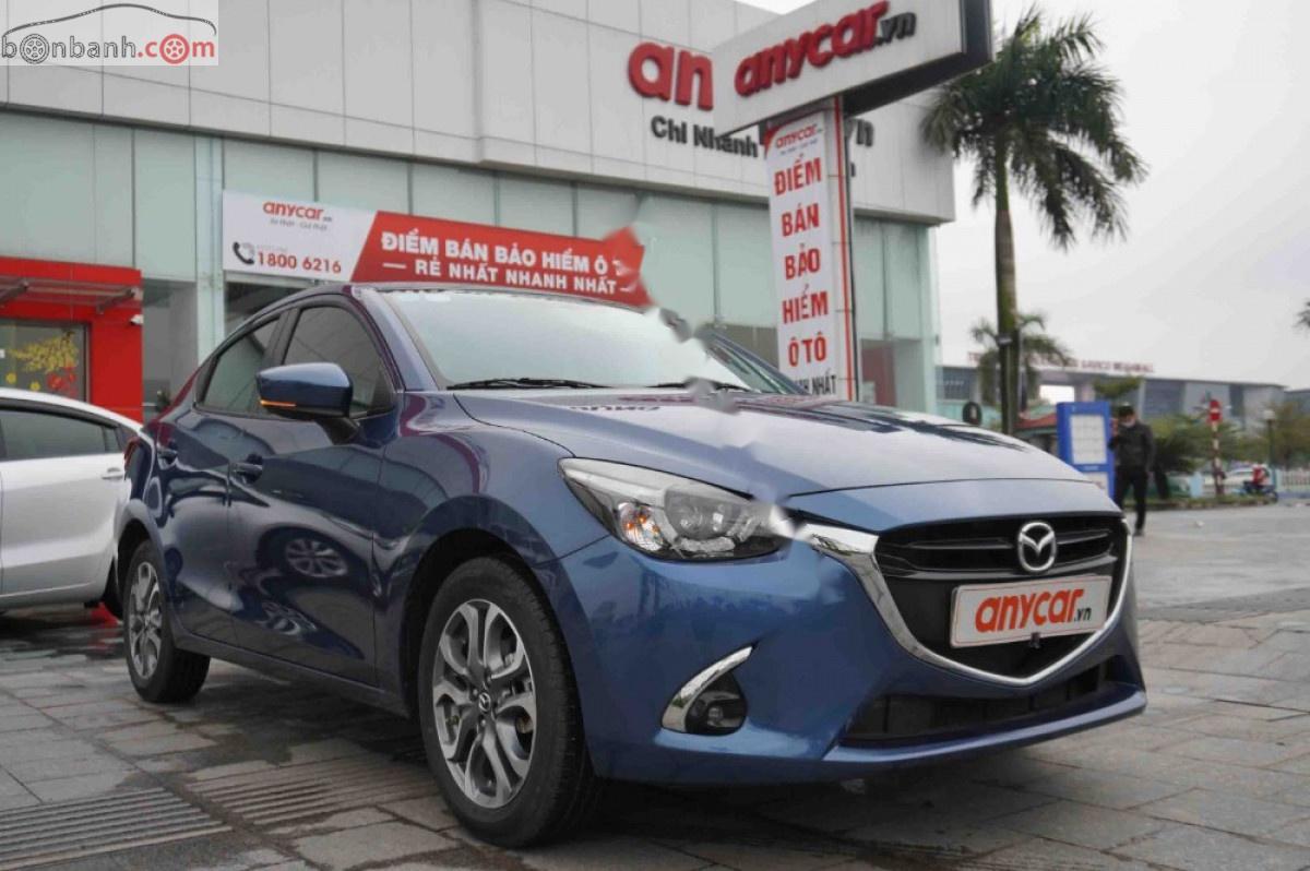 Mazda 2 2018 - Cần bán xe Mazda 2 1.5AT 2018, màu xanh lam, xe nhập chính chủ, 548tr