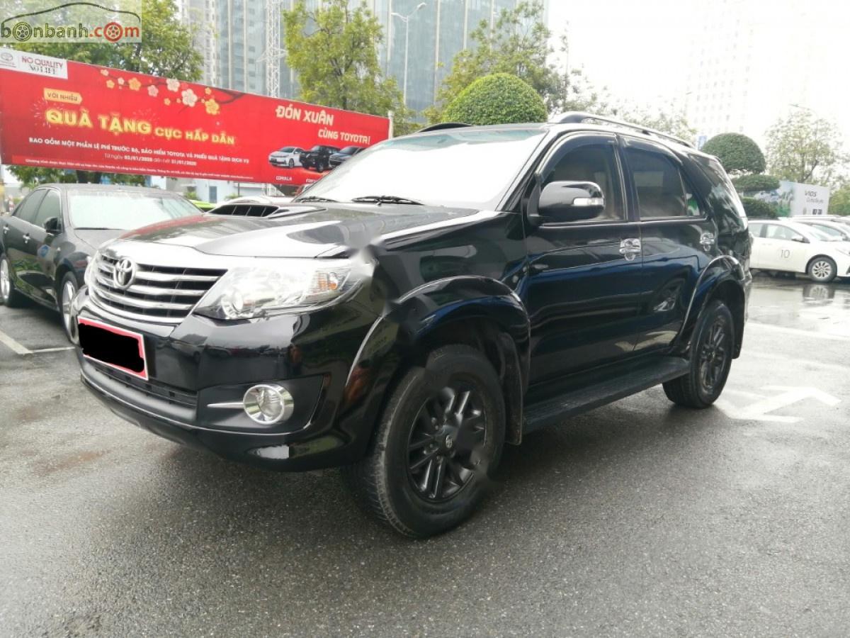 Toyota Fortuner FG 2015 - Bán xe Toyota Fortuner FG đời 2015, màu đen chính chủ