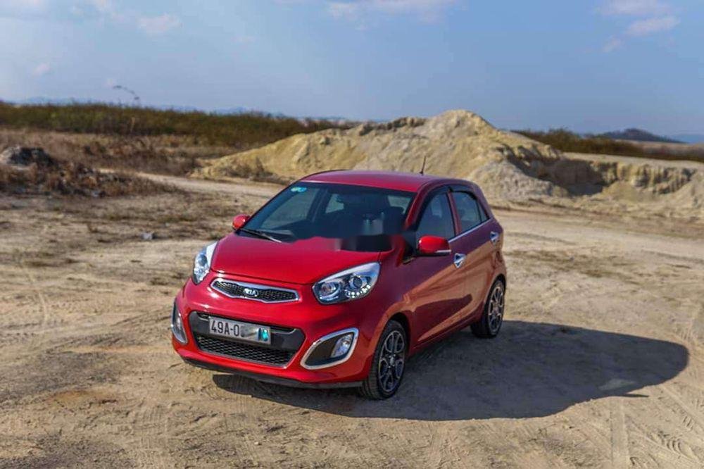 Kia Picanto  S 2014 - Bán ô tô Kia Picanto S đời 2014, màu đỏ số tự động