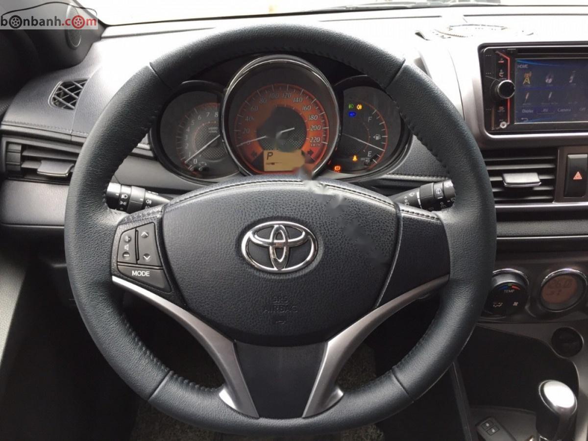 Toyota Yaris 1.3G 2015 - Cần bán xe Toyota Yaris 1.3G 2015, màu trắng, nhập khẩu chính chủ, giá 499tr