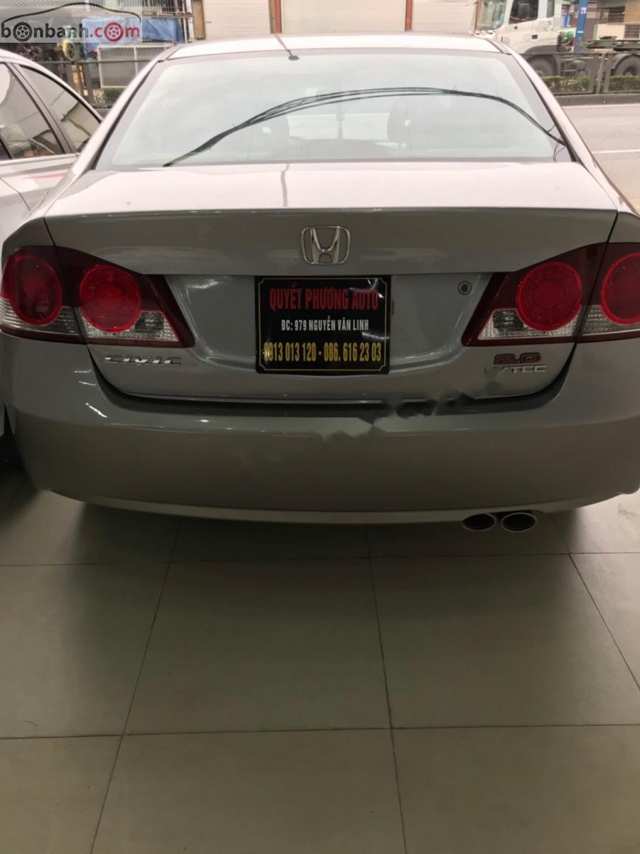 Honda Civic 2.0 AT 2007 - Bán Honda Civic 2.0 AT năm sản xuất 2007, màu bạc số tự động, 338tr