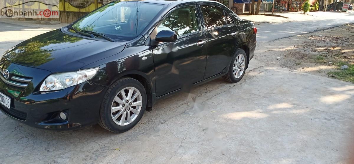 Toyota Corolla 2008 - Cần bán lại xe Toyota Corolla GLi 1.8 AT năm sản xuất 2008, màu đen, xe nhập, giá chỉ 390 triệu