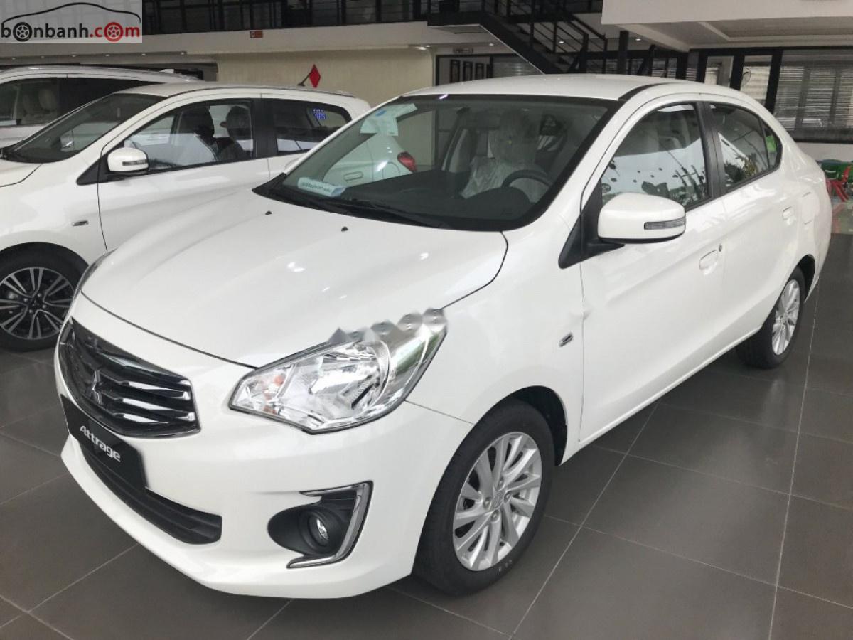 Mitsubishi Attrage 1.2 CVT Eco 2020 - Bán ô tô Mitsubishi Attrage 1.2 CVT Eco đời 2020, màu trắng, xe nhập