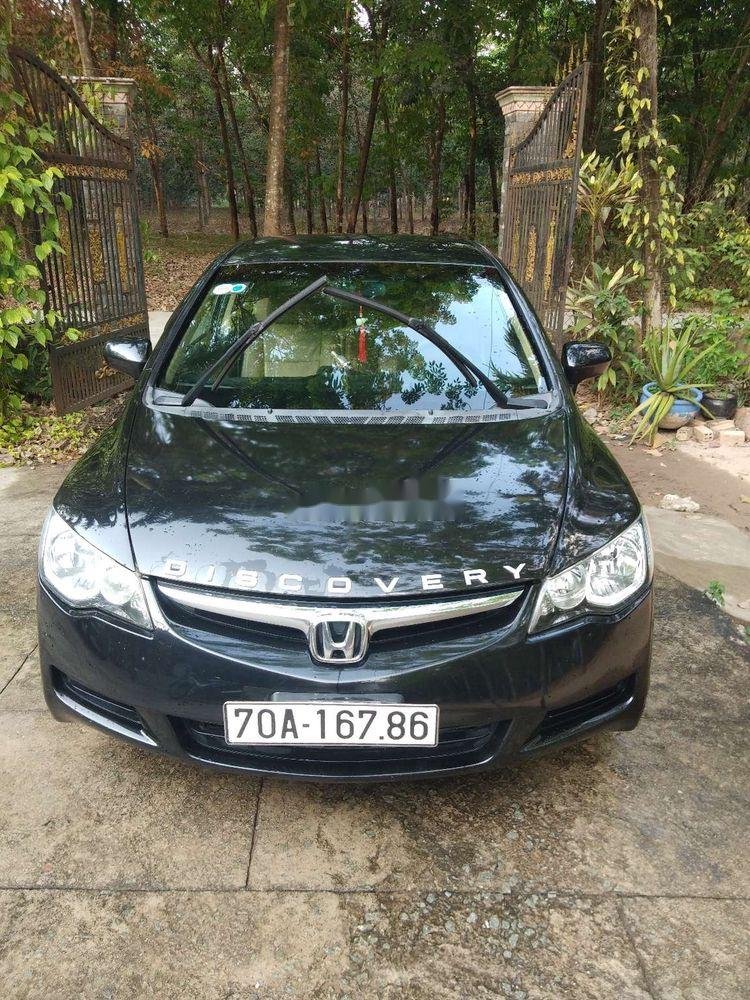 Honda Civic 2007 - Cần bán Honda Civic MT năm 2007, màu đen, xe nhập số sàn