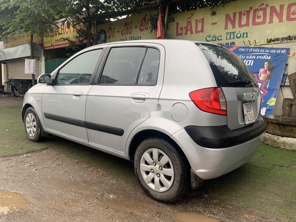 Hyundai Getz     AT 2008 - Cần bán Hyundai Getz AT năm sản xuất 2008, màu bạc, nhập khẩu giá cạnh tranh