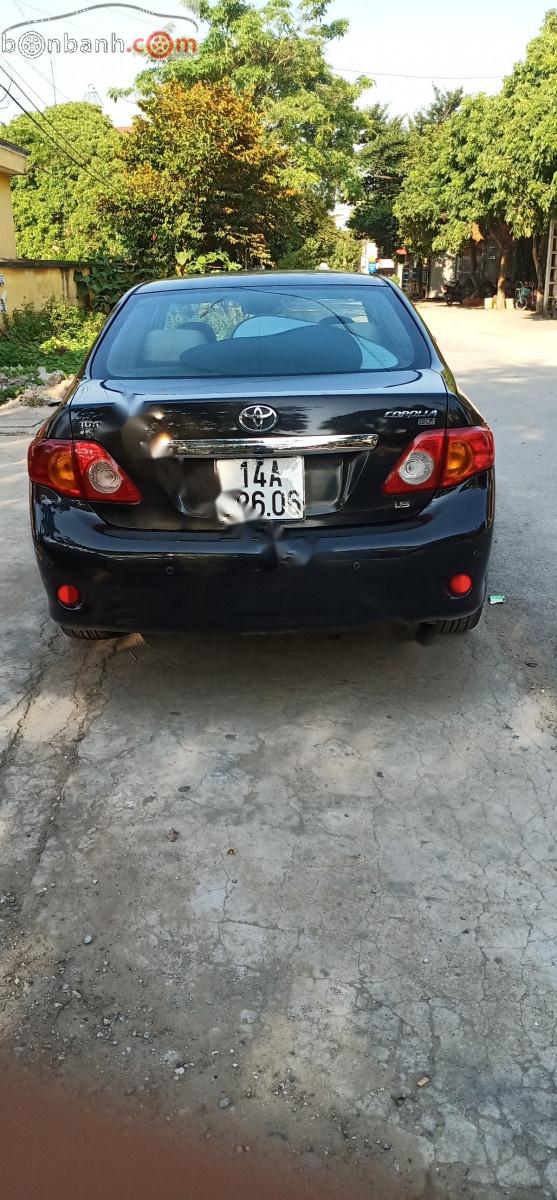 Toyota Corolla 2008 - Cần bán lại xe Toyota Corolla GLi 1.8 AT năm sản xuất 2008, màu đen, xe nhập, giá chỉ 390 triệu