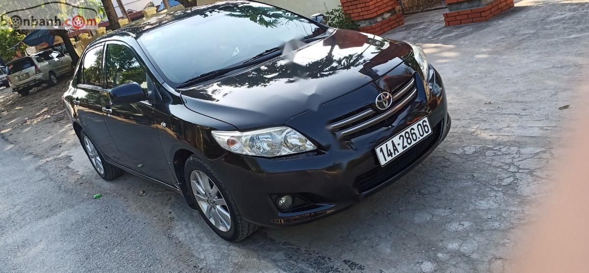 Toyota Corolla 2008 - Cần bán lại xe Toyota Corolla GLi 1.8 AT năm sản xuất 2008, màu đen, xe nhập, giá chỉ 390 triệu