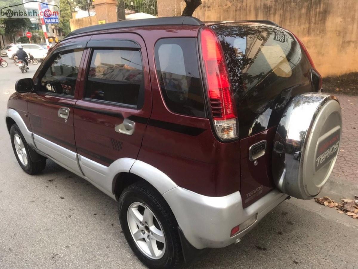 Daihatsu Terios 1.3 4x4 MT 2006 - Cần bán gấp Daihatsu Terios MT 4WD đời 2006, màu đỏ  