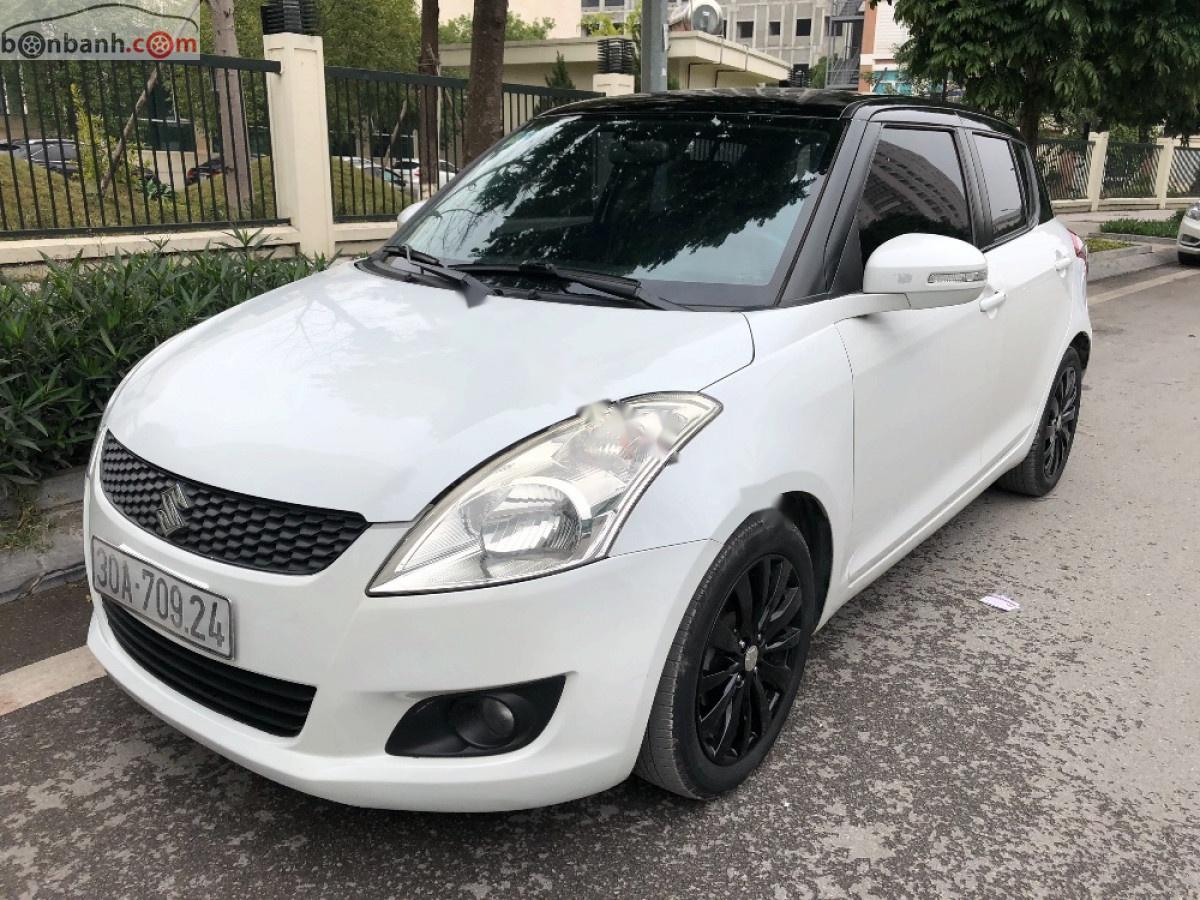 Suzuki Swift   2016 - Bán ô tô Suzuki Swift 1.4 AT sản xuất 2016, màu trắng giá cạnh tranh