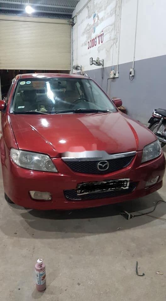 Mazda 323   2002 - Bán Mazda 323 đời 2002, màu đỏ