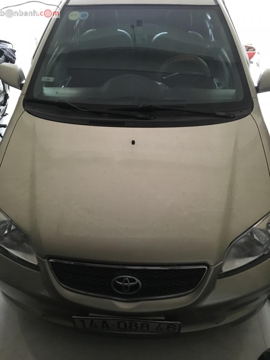 Toyota Vios 2004 - Cần bán Toyota Vios sản xuất 2004, màu vàng, giá tốt