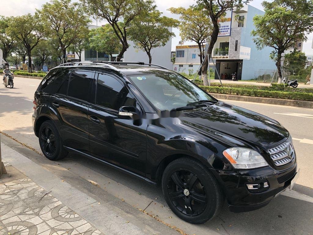 Mercedes-Benz ML Class  ML350  AT 2007 - Bán xe Mercedes ML350  AT sản xuất 2007, màu đen, nhập khẩu